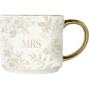 imageSweet Water Decor In My Engaged Era Mug 14oz Fine Bone China Cup for Tea ampamp Coffee Gold Handle ampamp Rim Engagement Gift for Fiancee ampamp Bridetobe Bridal Shower Decoration and Gift for Future WifeMrs