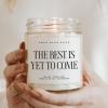 image:imageSweet Water Decor Be Still and Know Candle Sea Salt Jasmine Cream and Wood Scented Soy Wax Candle for Home Christian Gift for Women 9oz Clear Jar 40 Hour Burn Time Made in the USAThe Best is Yet to Come