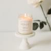 image:imageSweet Water Decor Be Still and Know Candle Sea Salt Jasmine Cream and Wood Scented Soy Wax Candle for Home Christian Gift for Women 9oz Clear Jar 40 Hour Burn Time Made in the USAThank You