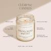 image:imageSweet Water Decor Be Still and Know Candle Sea Salt Jasmine Cream and Wood Scented Soy Wax Candle for Home Christian Gift for Women 9oz Clear Jar 40 Hour Burn Time Made in the USACongrats