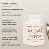 image:imageSweet Water Decor Be Still and Know Candle Sea Salt Jasmine Cream and Wood Scented Soy Wax Candle for Home Christian Gift for Women 9oz Clear Jar 40 Hour Burn Time Made in the USABe Still and Know