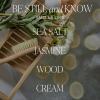 image:imageSweet Water Decor Be Still and Know Candle Sea Salt Jasmine Cream and Wood Scented Soy Wax Candle for Home Christian Gift for Women 9oz Clear Jar 40 Hour Burn Time Made in the USABe Still and Know
