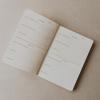 image:imageSweet Water Decor Bible Study Journal with Ribbon Bookmark Notebook for Church Sermon Notes 112 Ruled Pages for Writing Grey Fabric Hardcover with Gold Foil Christian Gift for WomenBe Mindful Striped