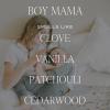 image:imageSweet Water Decor Boy Mama Candle NonToxic Soy Wax Palo Santo Scent Patchouli Lavender Cedarwood amp Vanilla 15oz Blue Matte Jar 70 Hour Burn Time Gift for New Mom Mothers Day amp Baby ShowerBoy Mama