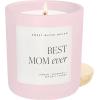 image:imageSweet Water Decor Boy Mama Candle NonToxic Soy Wax Palo Santo Scent Patchouli Lavender Cedarwood amp Vanilla 15oz Blue Matte Jar 70 Hour Burn Time Gift for New Mom Mothers Day amp Baby ShowerBest Mom Ever