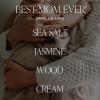 image:imageSweet Water Decor Boy Mama Candle NonToxic Soy Wax Palo Santo Scent Patchouli Lavender Cedarwood amp Vanilla 15oz Blue Matte Jar 70 Hour Burn Time Gift for New Mom Mothers Day amp Baby ShowerBest Mom Ever