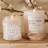 image:imageSweet Water Decor Boy Mama Candle NonToxic Soy Wax Palo Santo Scent Patchouli Lavender Cedarwood amp Vanilla 15oz Blue Matte Jar 70 Hour Burn Time Gift for New Mom Mothers Day amp Baby ShowerBest Mom Ever