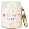 image:imageSweet Water Decor Boy Mama Candle NonToxic Soy Wax Palo Santo Scent Patchouli Lavender Cedarwood amp Vanilla 15oz Blue Matte Jar 70 Hour Burn Time Gift for New Mom Mothers Day amp Baby ShowerBest Mom Ever