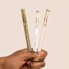 image:imageSweet Water Decor Elegant Gold Metal Pen Set Refillable Black Ink Ballpoint Pens for Home Office amp School Chic Desk Accessories for Women Cute Journaling amp Writing Gift for Teachers and StudentsGo For It Set