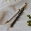 image:imageSweet Water Decor Elegant Gold Metal Pen Set Refillable Black Ink Ballpoint Pens for Home Office amp School Chic Desk Accessories for Women Cute Journaling amp Writing Gift for Teachers and StudentsMr and Mrs