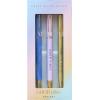 image:imageSweet Water Decor Elegant Gold Metal Pen Set Refillable Black Ink Ballpoint Pens for Home Office amp School Chic Desk Accessories for Women Cute Journaling amp Writing Gift for Teachers and StudentsGood Vibes Set