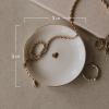image:imageSweet Water Decor Gold Delft Round Trinket Box Jewelry Storage for Nightstand Dresser or Counter Small Ring amp Keepsake Storage Elegant Gift for Wedding Anniversary or HostessGold Heart