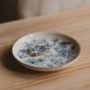 image:imageSweet Water Decor Gold Delft Round Trinket Box Jewelry Storage for Nightstand Dresser or Counter Small Ring amp Keepsake Storage Elegant Gift for Wedding Anniversary or HostessBlue Delft