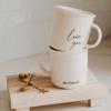 image:imageSweet Water Decor Pink Heart Coffee Mug 14oz Stoneware Cup with Handle for Hot Cocoa Tea amp Cider Microwave amp Dishwasher Safe Romantic Valentines Day Gift for HerMama