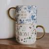 image:imageSweet Water Decor Pink Heart Coffee Mug 14oz Stoneware Cup with Handle for Hot Cocoa Tea amp Cider Microwave amp Dishwasher Safe Romantic Valentines Day Gift for HerBest Mom Ever  Delft