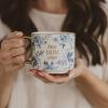 image:imageSweet Water Decor Pink Heart Coffee Mug 14oz Stoneware Cup with Handle for Hot Cocoa Tea amp Cider Microwave amp Dishwasher Safe Romantic Valentines Day Gift for HerBest Mom Ever  Delft
