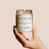 image:imageSweet Water Decor Something Blue Candle NonToxic Soy Wax with Lemon Cedarwood Cinnamon Vetiver Amber amp Musk 15 oz Jar 70 Hours Burn Time  Bridal Shower Decoration and Gift for Future WifeOMG Youre Engaged  Large Text
