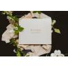 image:imageSweet Water Decor Wedding Guest Book  Elegant Tan Fabric Cover with Gold Foil Details 92 x 72 100 Unlined Sheets 200 Pages Ribbon Bookmark Ideal for Spring Weddings and Special EventsWedding Guest Book