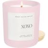 image:imageSweet Water Decor XOXO Scented Candles  Soy Candles with Tropical Fruits Lemons amp Redolent with Lightly Exotic Mountains Greens  Candle Wax with 70 Hours Burn Time  15Oz Pink Matte Jar CandlesXOXO