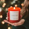image:imageSweet Water Decor XOXO Scented Candles  Soy Candles with Tropical Fruits Lemons amp Redolent with Lightly Exotic Mountains Greens  Candle Wax with 70 Hours Burn Time  15Oz Pink Matte Jar CandlesLove You