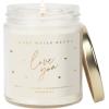 image:imageSweet Water Decor XOXO Scented Candles  Soy Candles with Tropical Fruits Lemons amp Redolent with Lightly Exotic Mountains Greens  Candle Wax with 70 Hours Burn Time  15Oz Pink Matte Jar CandlesLove You