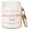 image:imageSweet Water Decor Boy Mama Candle NonToxic Soy Wax Palo Santo Scent Patchouli Lavender Cedarwood amp Vanilla 15oz Blue Matte Jar 70 Hour Burn Time Gift for New Mom Mothers Day amp Baby ShowerBest Grandma Ever