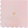 image:imageSweet Water Decor Heart Paper Napkins  Cocktail Napkins with Raw Wood Pulp Material and Gold Foil Heart Design  Party Napkins for Valentines Weddings Bachelorette Parties Bridal and Baby Showers