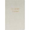 image:imageSweet Water Decor Memory Journal Cute Lined Reflection Notebook for Women 105 Ruled Prompt Pages for Writing Neutral Fabric Diary with Gold Foil Details