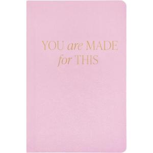 image:imageSweet Water Decor Bible Study Journal with Ribbon Bookmark Notebook for Church Sermon Notes 112 Ruled Pages for Writing Grey Fabric Hardcover with Gold Foil Christian Gift for WomenYou Are Made for This