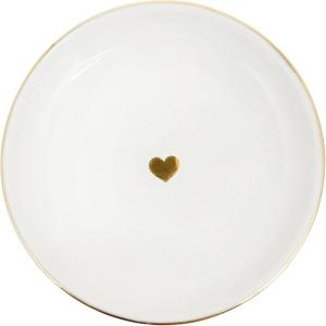 image:imageSweet Water Decor Gold Delft Round Trinket Box Jewelry Storage for Nightstand Dresser or Counter Small Ring amp Keepsake Storage Elegant Gift for Wedding Anniversary or HostessGold Heart