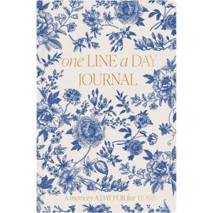 image:imageSweet Water Decor Newlyweds One Line A Day Journal First Year of Marriage Daily Notebook for Couples Wedding Memory Book Anniversary amp Bridal Shower Gift Undated 220 Lined Pages Fabric CoverBlue Delft