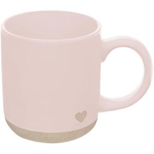image:imageSweet Water Decor Pink Heart Coffee Mug 14oz Stoneware Cup with Handle for Hot Cocoa Tea amp Cider Microwave amp Dishwasher Safe Romantic Valentines Day Gift for HerPink Heart