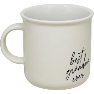 image:imageSweet Water Decor Pink Heart Coffee Mug 14oz Stoneware Cup with Handle for Hot Cocoa Tea amp Cider Microwave amp Dishwasher Safe Romantic Valentines Day Gift for HerBest Grandma Ever  Neutral