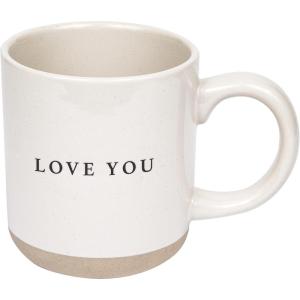 image:imageSweet Water Decor Pink Heart Coffee Mug 14oz Stoneware Cup with Handle for Hot Cocoa Tea amp Cider Microwave amp Dishwasher Safe Romantic Valentines Day Gift for HerLove You
