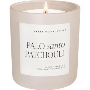 image:imageSweet Water Decor Relax Girl Candle  Peppermint Clove Cedar Eucalyptus Scented Aromatherapy Candle  15oz Tan Matte Jar 70 Hour Burn Time Made in The USA NonToxic Soy Wax Spa Gift for SpringTan