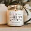 image:imageSweet Water Decor Patriotic Candle Smells Like Stars and Stripes 4th of July Decoration Apple Maple Bourbon Scented NonToxic Soy Wax Candle 9oz Glass Jar 40 Hour Burn Time Poured in the USASmells Like Best Auntie Ever