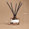 image:imageSweet Water Decor Salt and Sea Reed Diffuser Set Blue Tinted Glass Jar Sea Salt Citrus and Musk Amber Scent Long Lasting Fragrance Non Toxic Oil Reed Diffuser for Home amp Office Poured in the USASalt and Sea