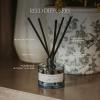 image:imageSweet Water Decor Salt and Sea Reed Diffuser Set Blue Tinted Glass Jar Sea Salt Citrus and Musk Amber Scent Long Lasting Fragrance Non Toxic Oil Reed Diffuser for Home amp Office Poured in the USASpa Day