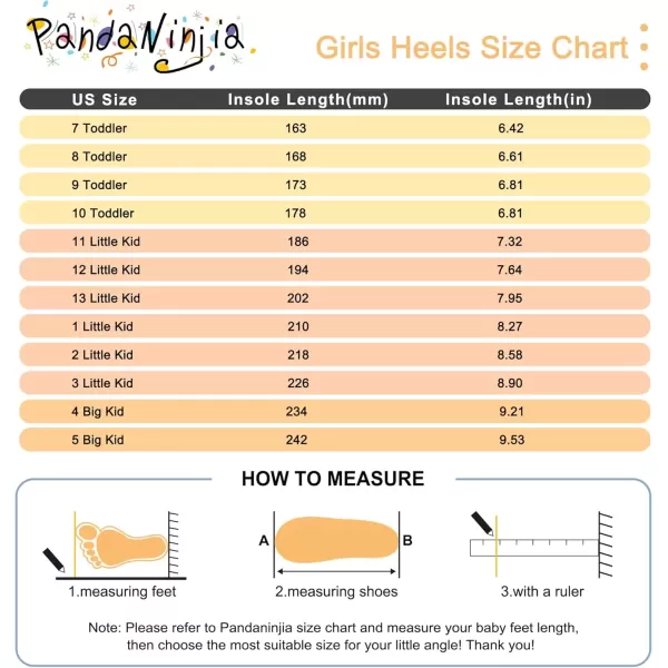 imagePANDANINJIA Christy Girls Heels Dress Shoes Mary Jane Rhinestone Bows Pumps Low Heel Princess Flower Wedding Party for Toddler Little KidC Black Patent