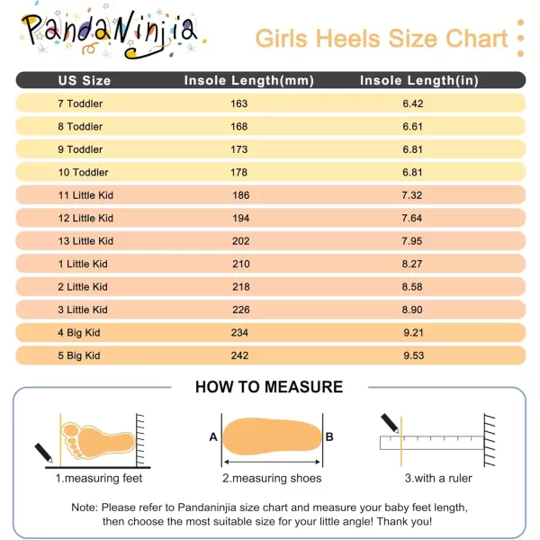 imagePANDANINJIA Christy Girls Heels Dress Shoes Mary Jane Rhinestone Bows Pumps Low Heel Princess Flower Wedding Party for Toddler Little KidE Champagne