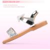imagePANDANINJIA Gina Girls Sandals Open Toe Summer Flats Dress Sandals Shoes ToddlerLittle KidBig KidElla Silver Sequin