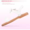 imagePANDANINJIA Gina Girls Sandals Open Toe Summer Flats Dress Sandals Shoes ToddlerLittle KidBig KidElla White Pu
