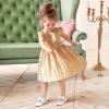 imagePANDANINJIA ToddlerLittle Kid Girls Angela Dress Mary Jane Ballet Flats Bow Flower Girl Wedding Party Ballerina Flat ShoesM Ivory Silk