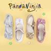 imagePANDANINJIA Girls ToddlerLittle Kid Jada Dress Mary Jane Pumps Bow Low Heels Party Wedding Princess ShoesLisa Gold Sequin