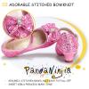 imagePANDANINJIA Girls ToddlerLittle Kid Jada Dress Mary Jane Pumps Bow Low Heels Party Wedding Princess ShoesLisa Pink Sequin
