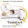 imagePANDANINJIA Girls ToddlerLittle Kid Jada Dress Mary Jane Pumps Bow Low Heels Party Wedding Princess ShoesLisa White Pu