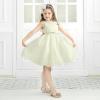 imagePANDANINJIA Girls ToddlerLittle Kid Jada Dress Mary Jane Pumps Bow Low Heels Party Wedding Princess ShoesRuby Gold Sequin
