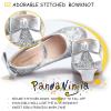 imagePANDANINJIA Girls ToddlerLittle Kid Jada Dress Mary Jane Pumps Bow Low Heels Party Wedding Princess ShoesSilver Sequin