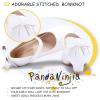 imagePANDANINJIA Girls ToddlerLittle Kid Jada Dress Mary Jane Pumps Bow Low Heels Party Wedding Princess ShoesWhite Pu