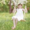 imagePANDANINJIA Mona Girls Sandals ToddlerLittle Kid Cute Open Toe Flats Dress Sandals Summer ShoesYd Gold Glitter
